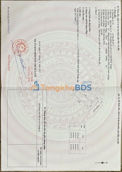 Đất nền La Gi 126m² 1 tỷ - Sổ đỏ chính chủ