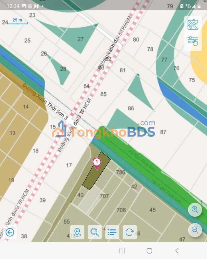 Đất thổ cư Hóc Môn Vành Đai 3 350m² 3.8 tỷ - Sổ đỏ