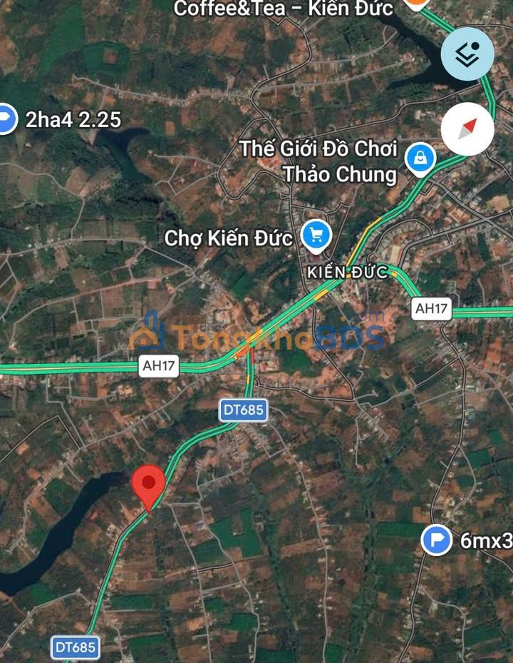 Đất nền Kiến Thành Đắk R'Lấp 720m² 220tr/m² - Thổ cư 100%