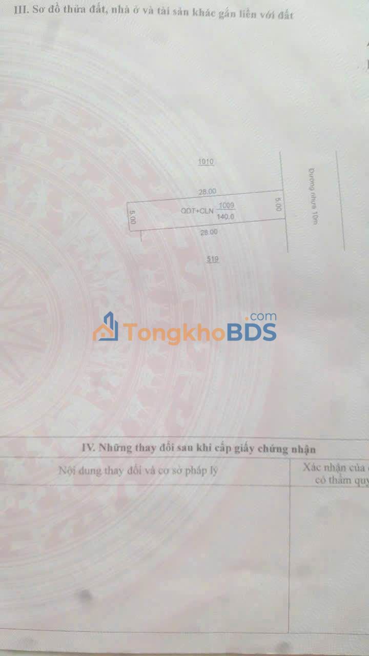 Đất hẻm 64 Phạm Hùng 140m² 1.4 tỷ - Sổ đỏ chính chủ