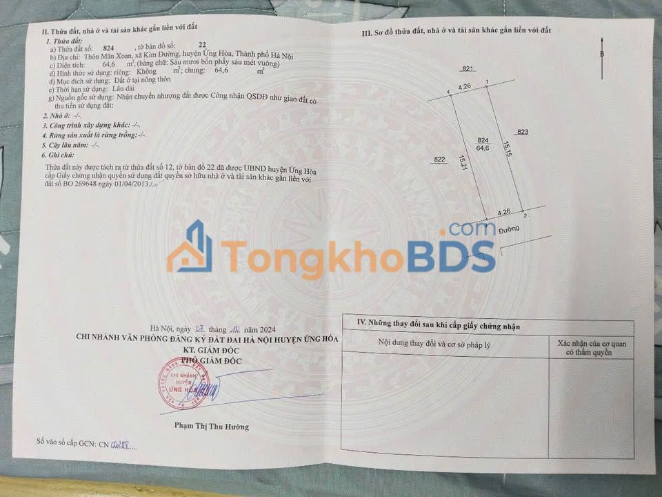 Đất nền Kim Đường 65m² 2 tỷ - Sổ đỏ rõ ràng ô tô vào