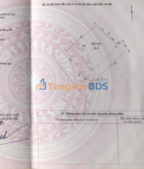 Đất mặt phố Đồng Cổ Hà Nội 26m² giá 11 tỷ - Sổ đỏ chính chủ