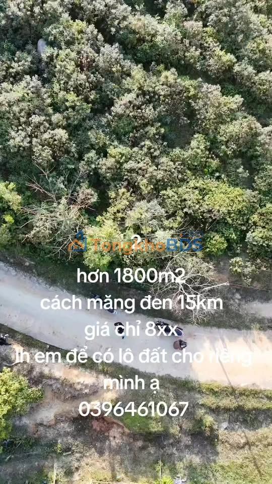 Đất Nền Kon Tum 1800m² - Sổ Hồng Sang Tên, Giá Chỉ Từ 8xx Triệu