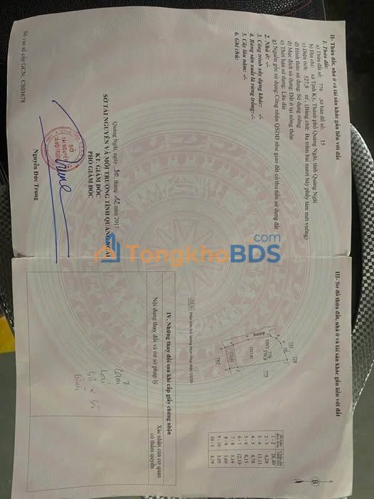 Đất nền Tịnh Khê 328m² giá 5 tỷ - Sổ đỏ chính chủ