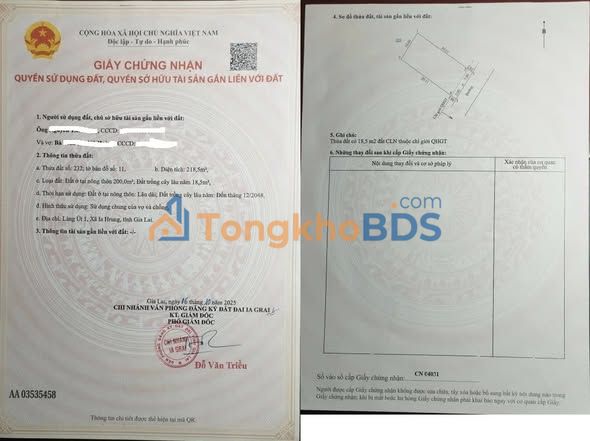 Đất nền Ia Hrung giá thỏa thuận 2.000m² - Đầu tư dài hạn