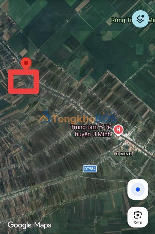 Đất nền Khánh Thuận U Minh 9.247m² 1,25 tỷ - Sổ đỏ chính chủ