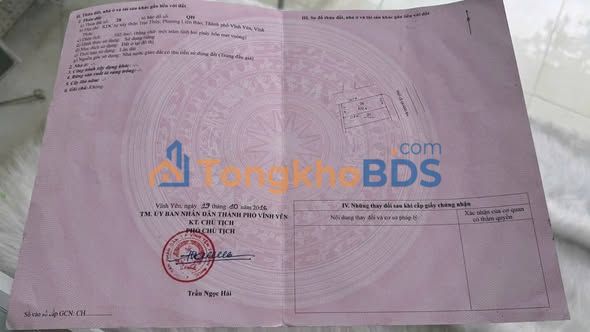 Đất nền Vĩnh Yên 102m² 5,2 tỷ - Sổ hồng chính chủ đường ô tô