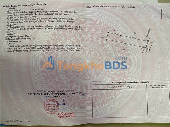 Đất nền Phong Xuân 212m² - Sổ đỏ chính chủ