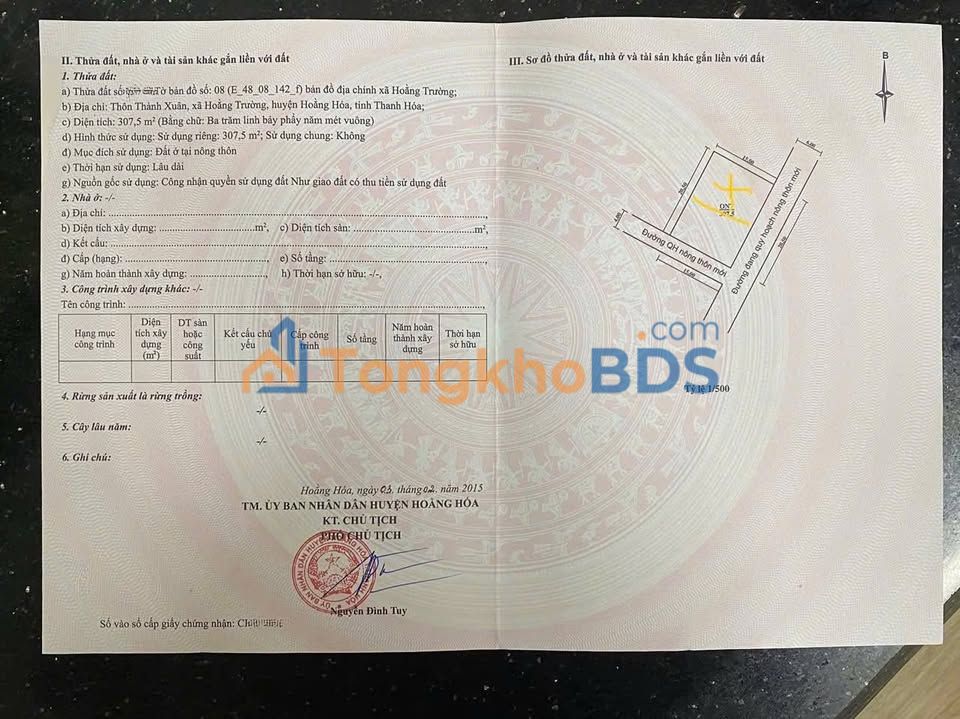 Đất Hoằng Trường 307m² giá thương lượng - Giá tốt hiếm có