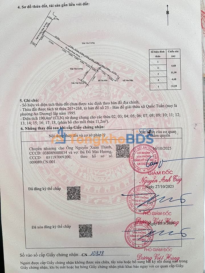 Đất nền Kiều Hạ 1 Quốc Tuấn 54m² 950 triệu - Sổ đỏ chính chủ