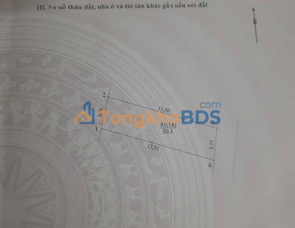 Bán đất Quốc Oai 50m² - Ngõ ô tô thông thoáng - 3 tỷ