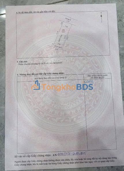 Đất nền Thường Thắng Hiệp Hòa 850 triệu - Đường to ô tô