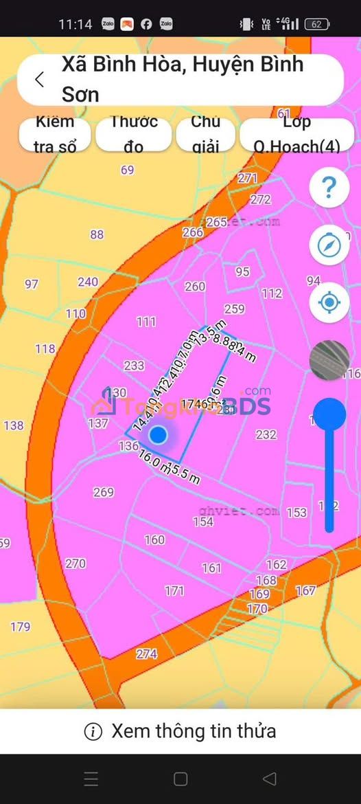 Đất Vườn 1260m² Xã Bình Hòa, Quảng Ngãi - Giá 2 Tỷ Tặng Keo Non