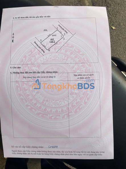 Đất nền Lâm Thao Phú Thọ 148m² - Ba mặt tiền, ô tô tránh