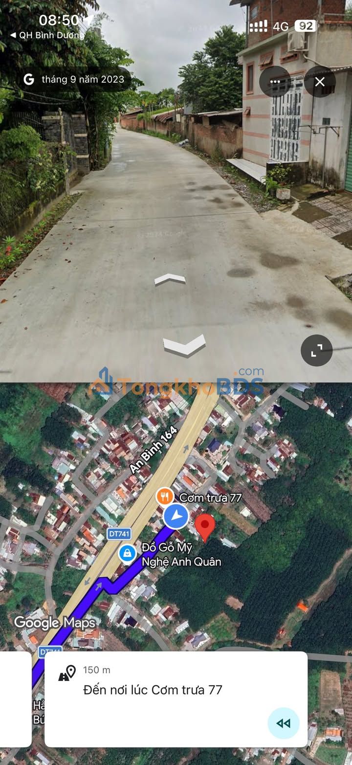 Đất An Bình Phú Giáo 5.000m² 850 triệu - Đất thổ cư 100%