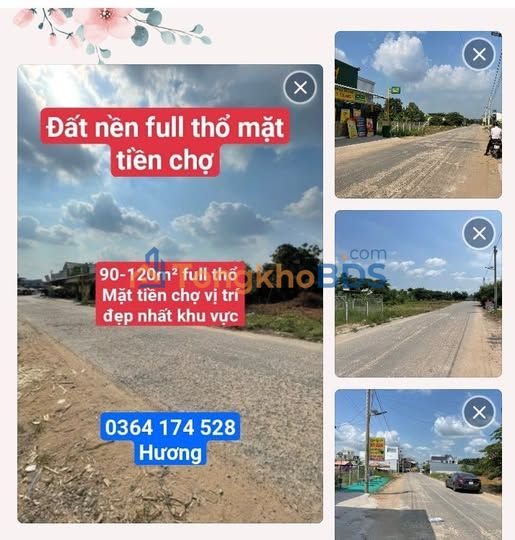 Đất Mỹ Hiệp An Giang 90-120m² thỏa thuận - Sổ đỏ chính chủ