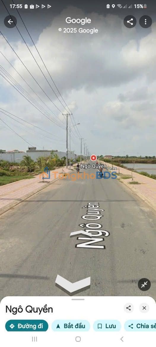 Đất nền Ngô Quyền P2 598m² 230tr/m - Sổ đỏ chính chủ