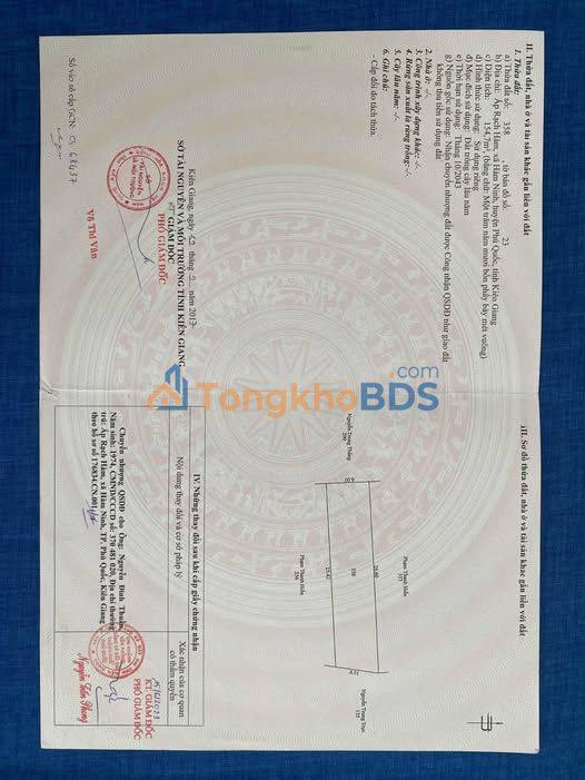 Đất Hàm Ninh Phú Quốc 157m² - Sổ đỏ, xây tự do