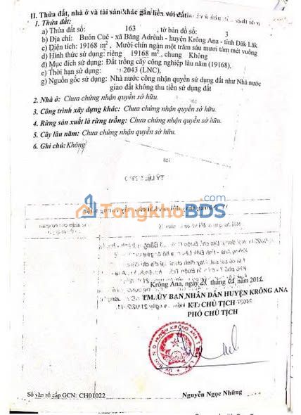 Đất nền Krông Ana Băng A Drênh 2ha giá 0.63 tỷ - Giá F0 CĐT