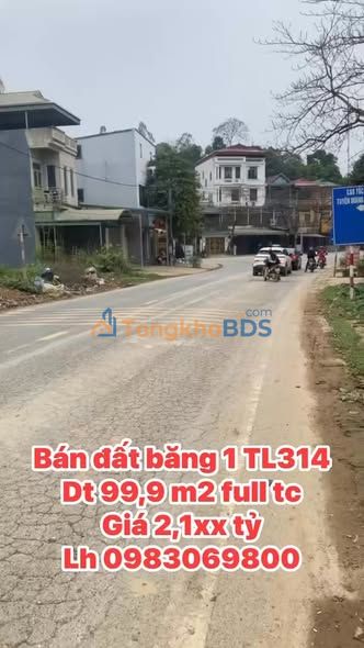 Đất Nền Mặt Tiền Tỉnh Lộ 314 (99m²) Giá Tốt - Kinh Doanh/Đầu Tư