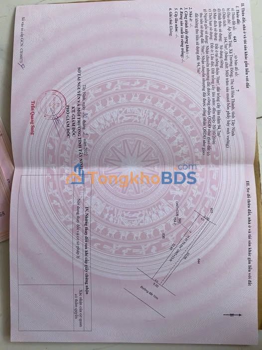 Đất nền Long Hoa Hòa Thành 160m2 420tr Sổ đỏ chính chủ