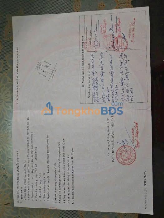 Đất Nền An Lão 68m² - Sổ Đỏ Riêng, Gần Chợ, Ngõ Ô Tô