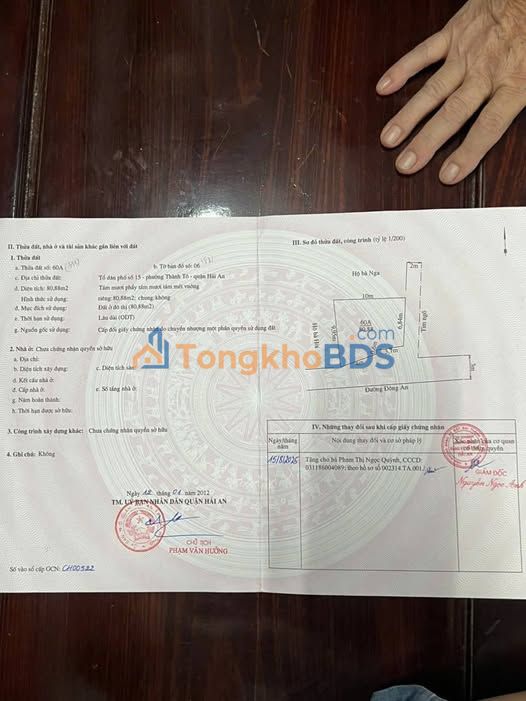 Nhà phố Đông An Hải An 90m² 10 tỷ - Mặt tiền kinh doanh