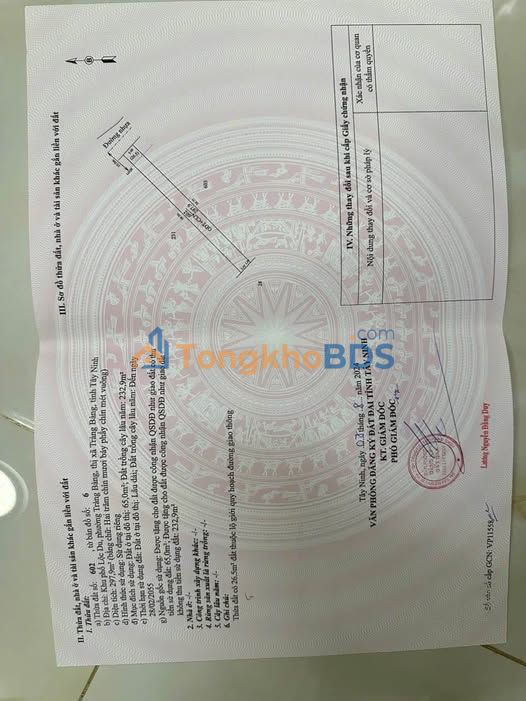 Đất nền Trảng Bàng Lộ Du 300m² 1.9 tỷ - Sổ đỏ chính chủ