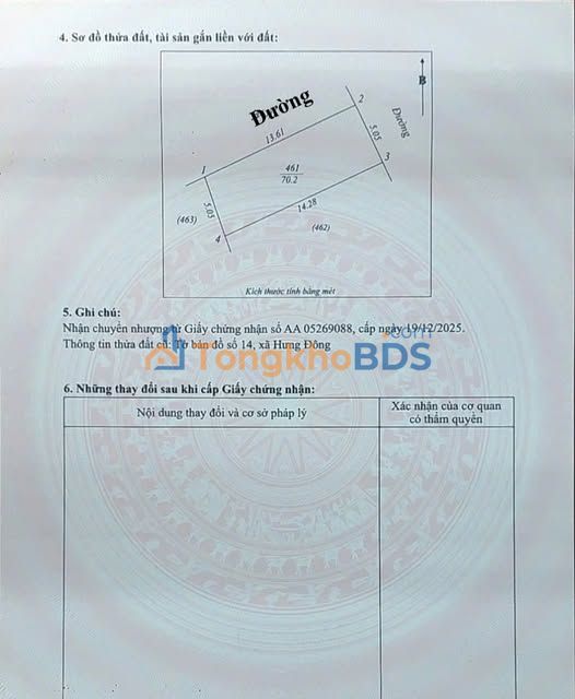 Đất nền Hưng Đông 70m² 2.5 tỷ - Sổ đỏ chính chủ