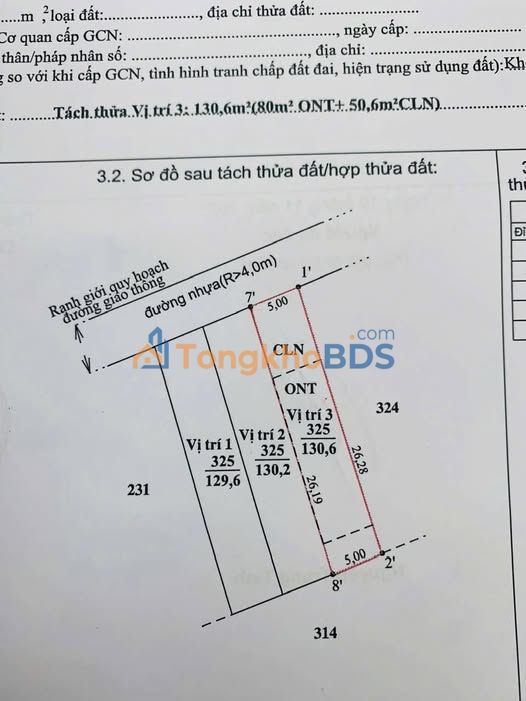 Đất nền Phước Thuận Xuyên Mộc 130m² 1.1 tỷ - Xây dựng tự do