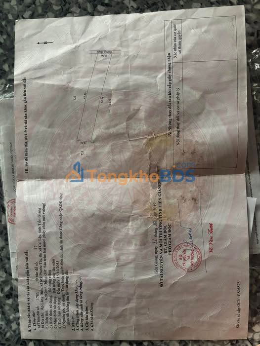 Bán Đất Vườn Tiền Giang 630m² - Sổ Hồng Sẵn Sàng