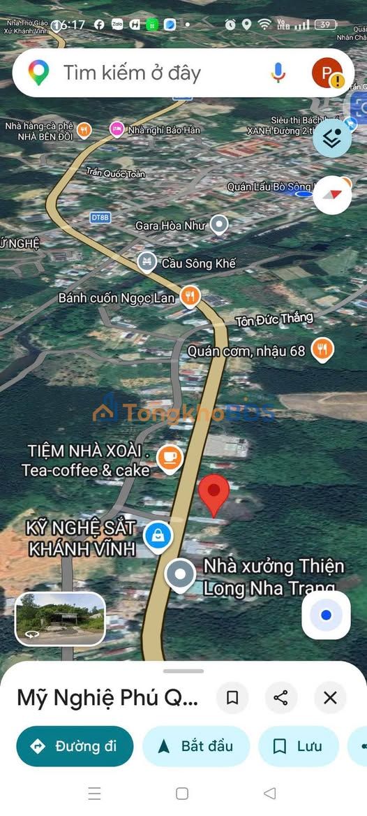 Nhà phố Khánh Vĩnh 348m² 1.26 tỷ - Mặt tiền kinh doanh