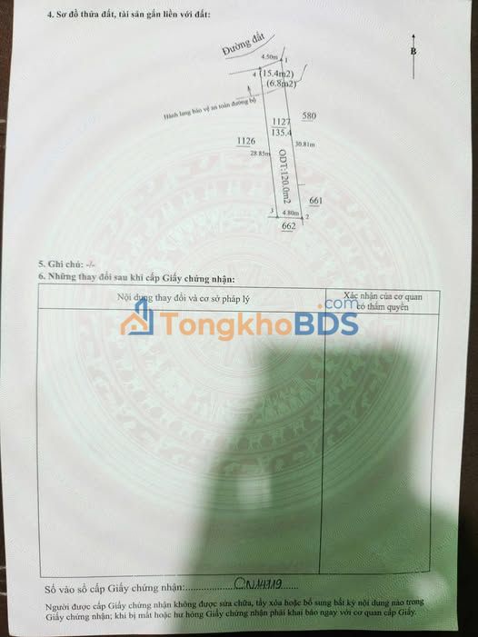 Đất Tân Hiệp Bình Chánh 135m² 1.4 tỷ - Đường ô tô lớn