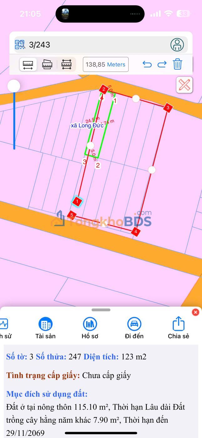 Đất nền KCN Long Đức Long Thành 120m² - Sổ đỏ chính chủ