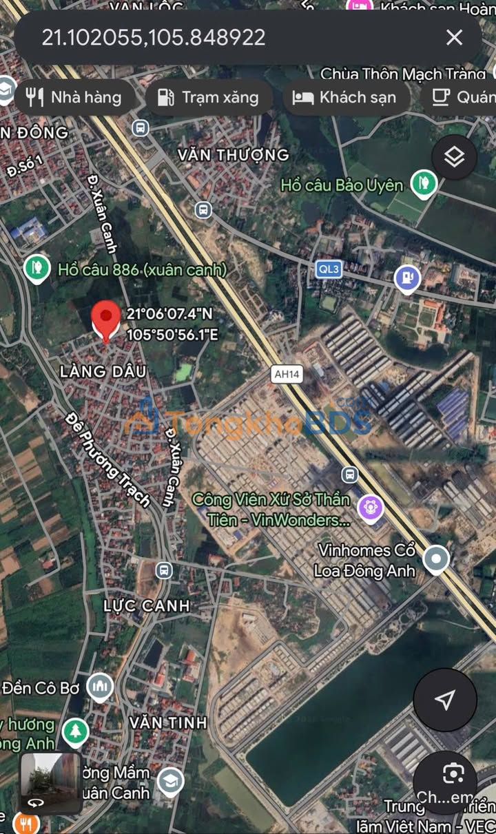 Đất nền Dục Tú Đông Anh 120m² - Sổ đỏ chính chủ