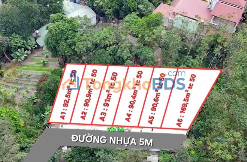 Đất Đồng Ăng Đồng Bông 91m² giá 630 triệu - Sổ đỏ