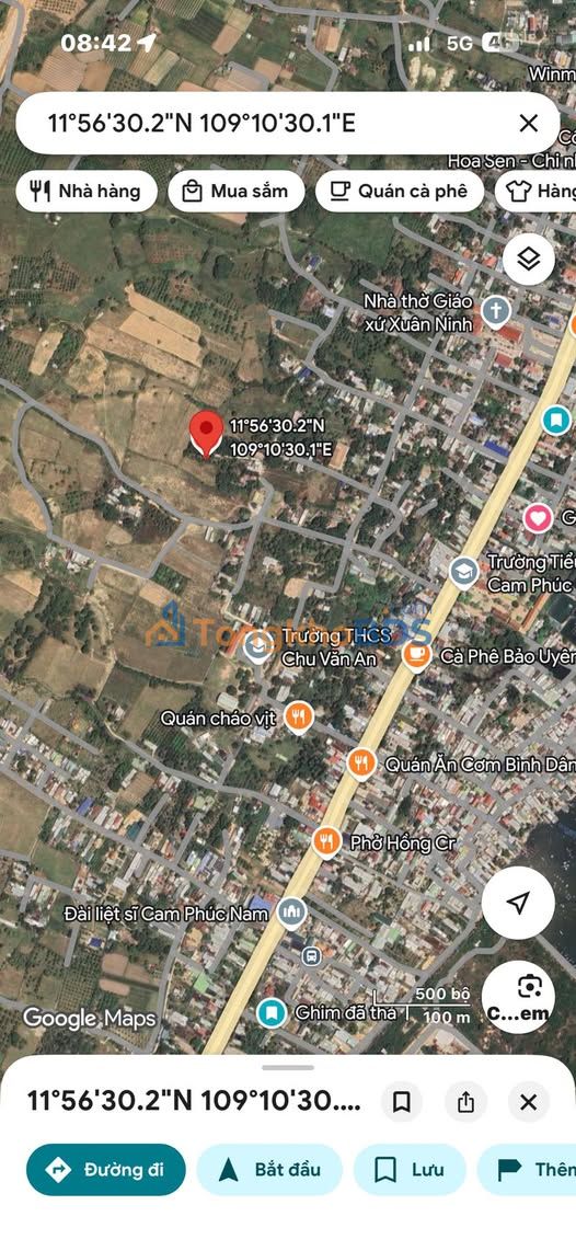 Đất Cam Phúc Nam Cam Ranh 122-240m² 500tr - Sổ đỏ chính chủ