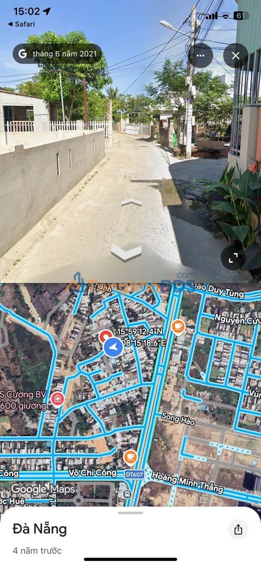 Đất nền Hòa Hải 176m² 5 tỷ - Đường ô tô vào