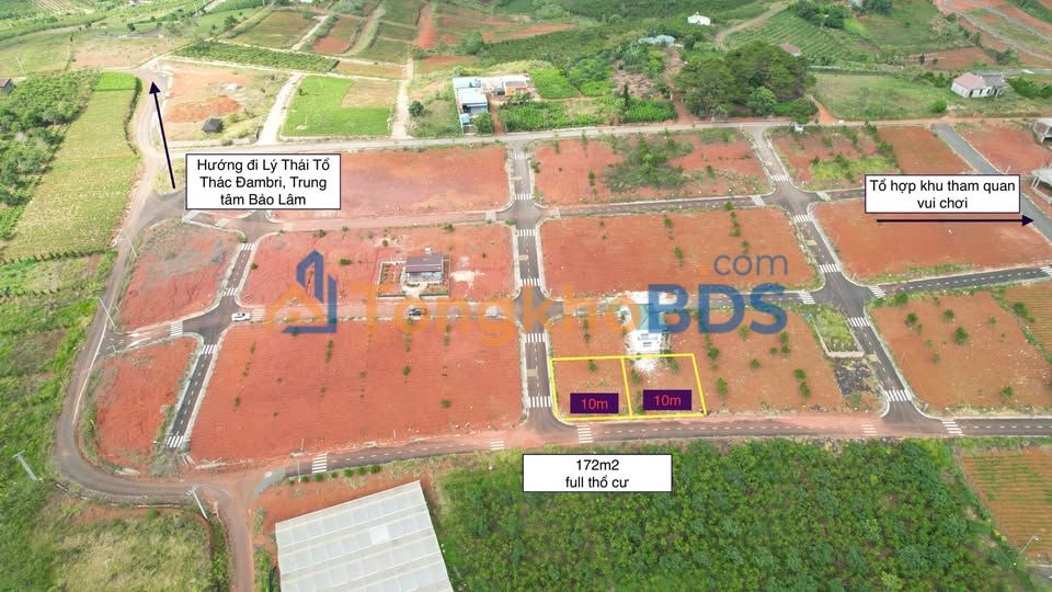 Đất Sun Valley Lộc Sơn 172m² 1 tỷ - Sổ đỏ chính chủ