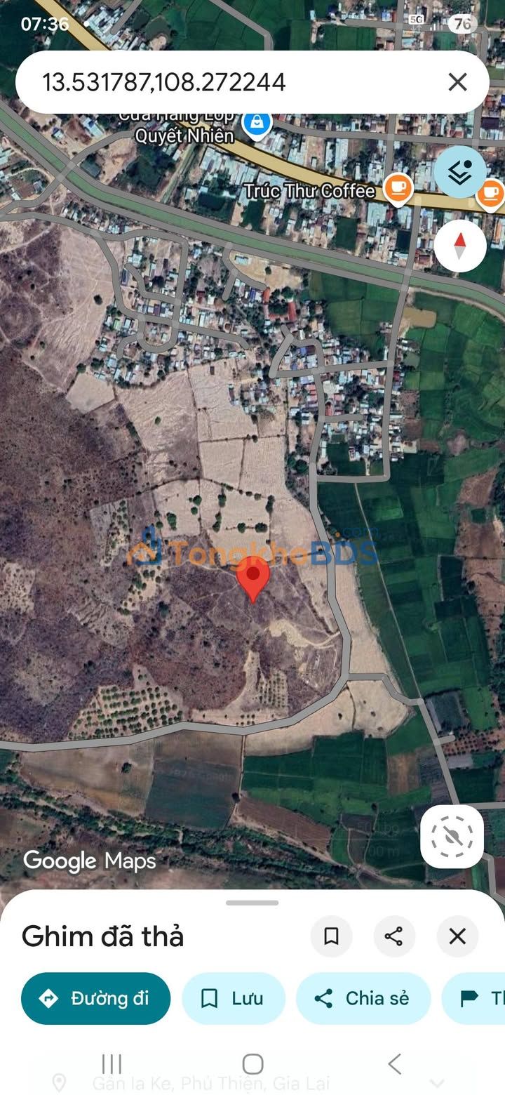 Đất làng Mun Mak 2,5ha Phú Thiện 10 triệu/ năm - Sẵn sàng cho thuê nguyên lô