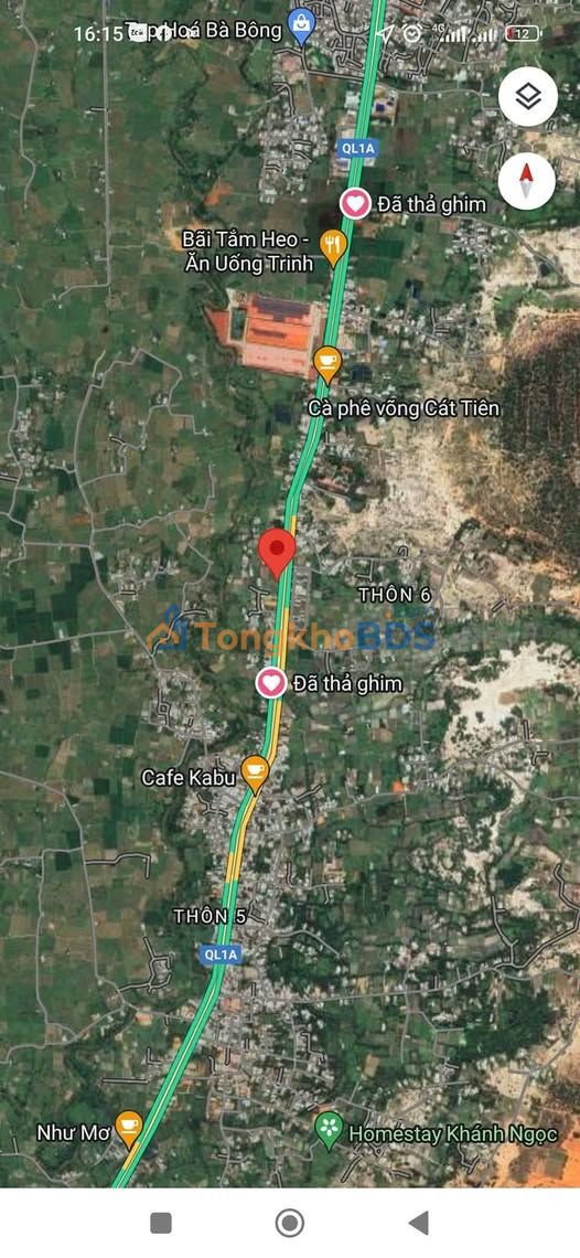 Đất nền QL1A Phan Thiết 3612m² 13 tỷ - Đường to ô tô