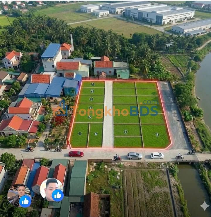 Đất nền Nam Triệu Giang 55m² 1.1 tỷ - Ô tô vào đất