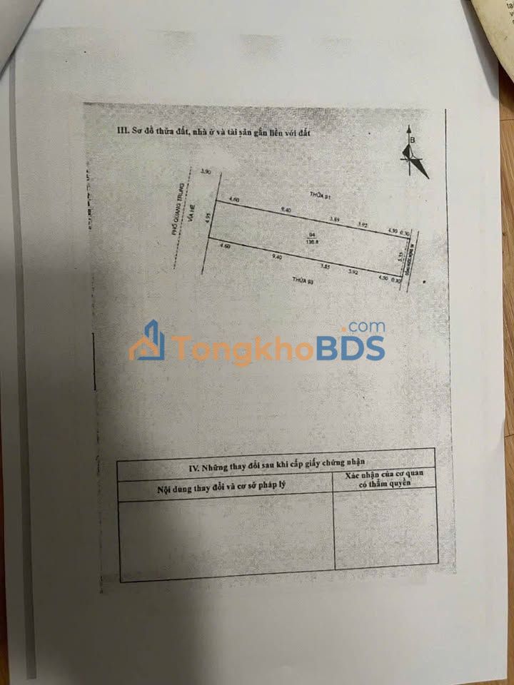 Đất Quang Trung Hải Dương 137m² 8.208 tỷ - Sổ đỏ chính chủ