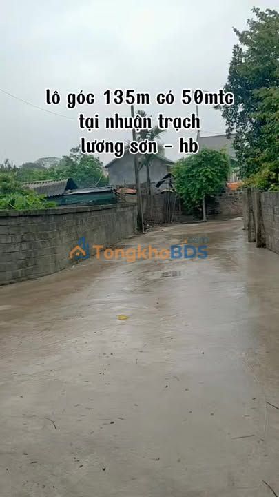 Đất nền Nhuận Trạch Lương Sơn 135m² - Đầu tư dài hạn