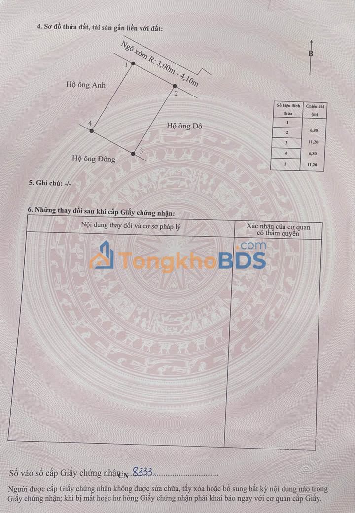 Đất nền Tam Kiệt Kiến Thụy 69m² 1.3 tỷ - Xây dựng tự do