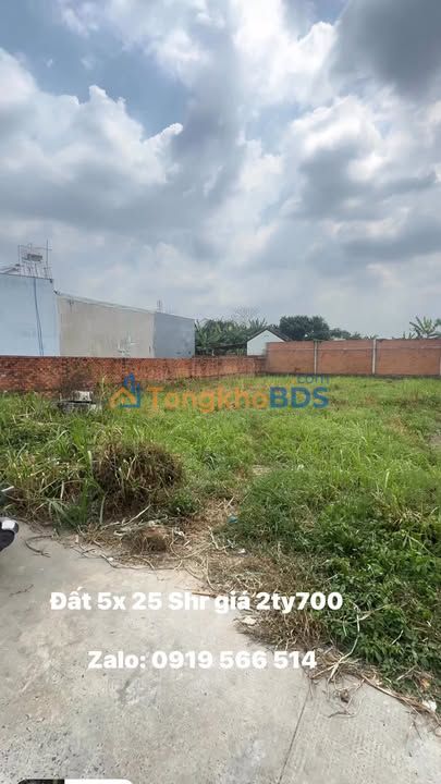 Đất nền Bà Điểm Hóc Môn 155m² 2.7 tỷ - Sổ đỏ chính chủ