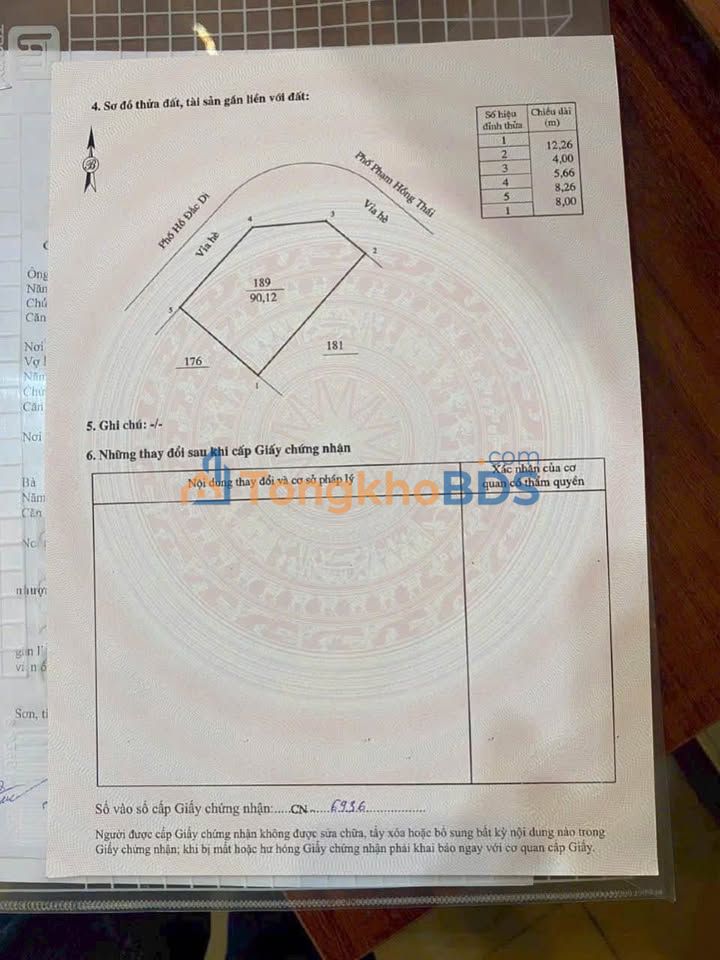 Đất nền Mai Pha Lạng Sơn 90m² giá 4 tỷ - Sổ đỏ chính chủ