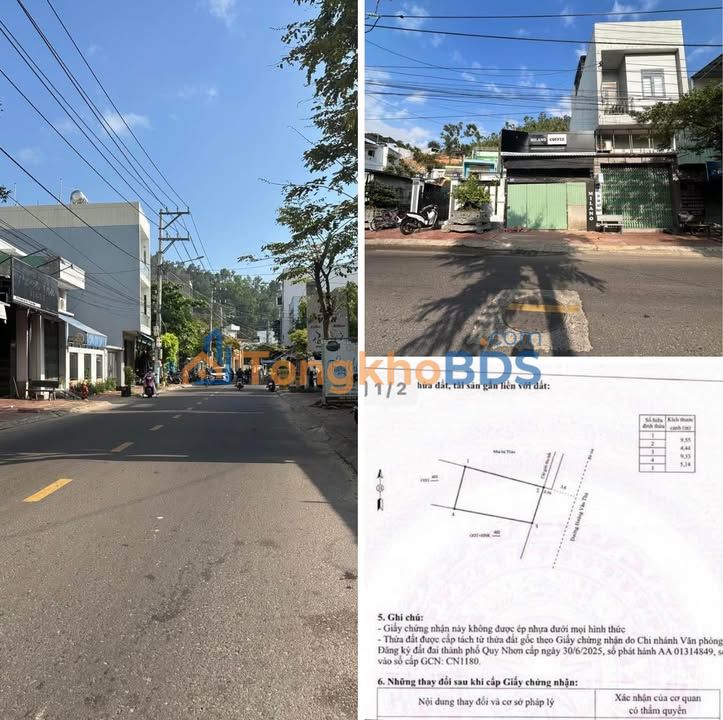 Đất nền Hoàng Văn Thụ Quy Nhơn 45m² 4 tỷ - Sổ đỏ