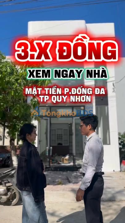 Nha pho Quy Nhon 62m2 - Mat tien kinh doanh view cong vien