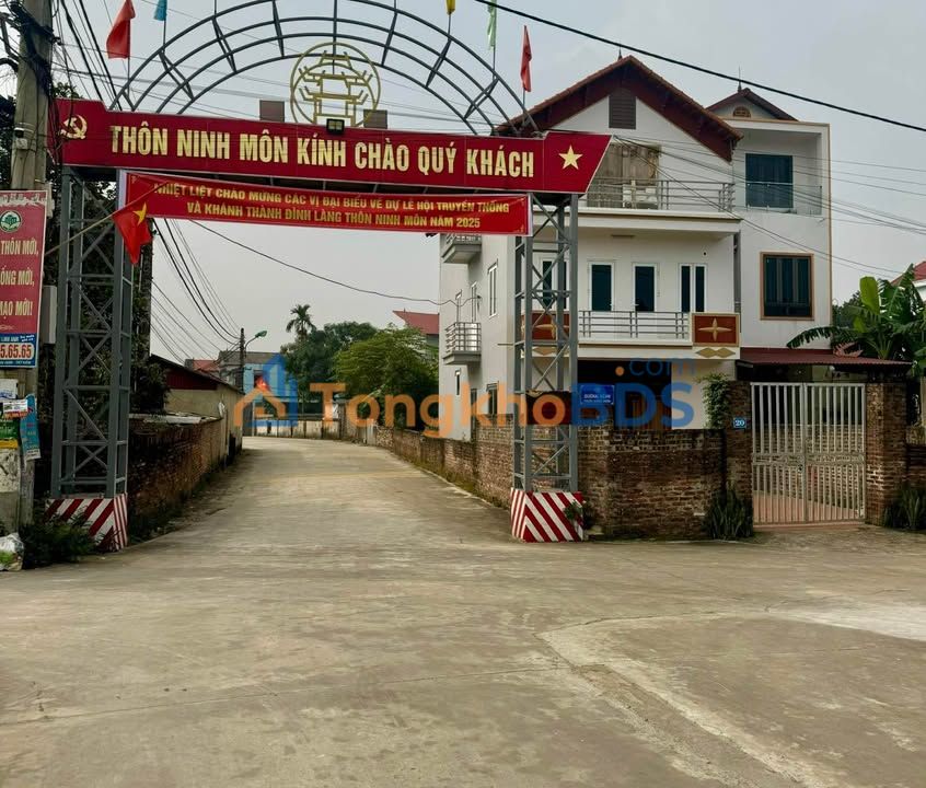 Đất nền Hiền Ninh Sóc Sơn 80m² 240 triệu - Đường ô tô